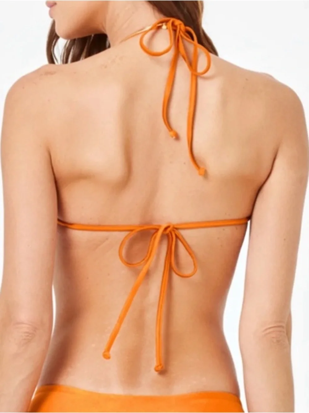 LSPACE Toni Bikini Top Size S And L Orange Beach Tropical Swim Vacation